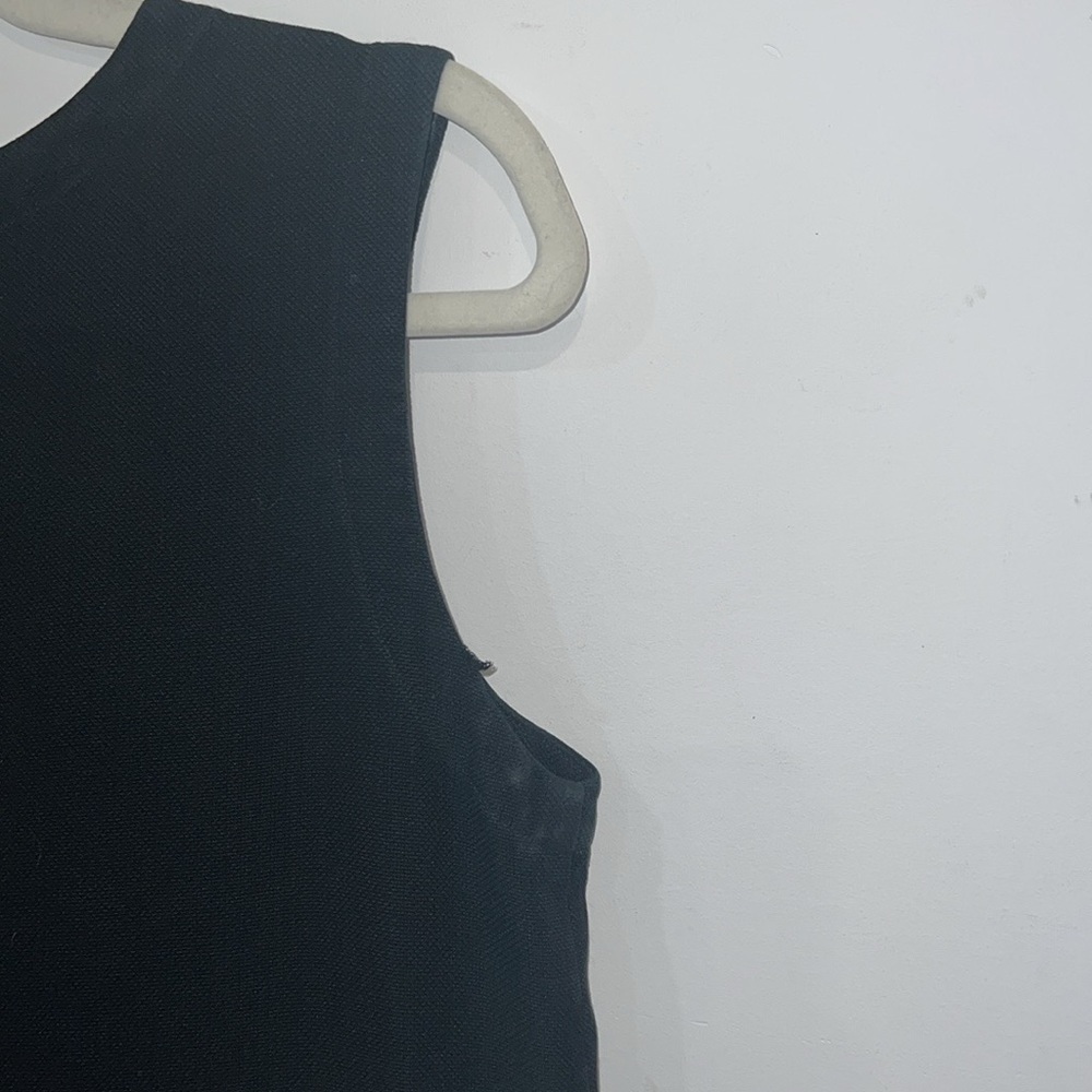 Eileen Fisher Black 100% Silk sleeveless Mini Dress size Small - Picture 8 of 10